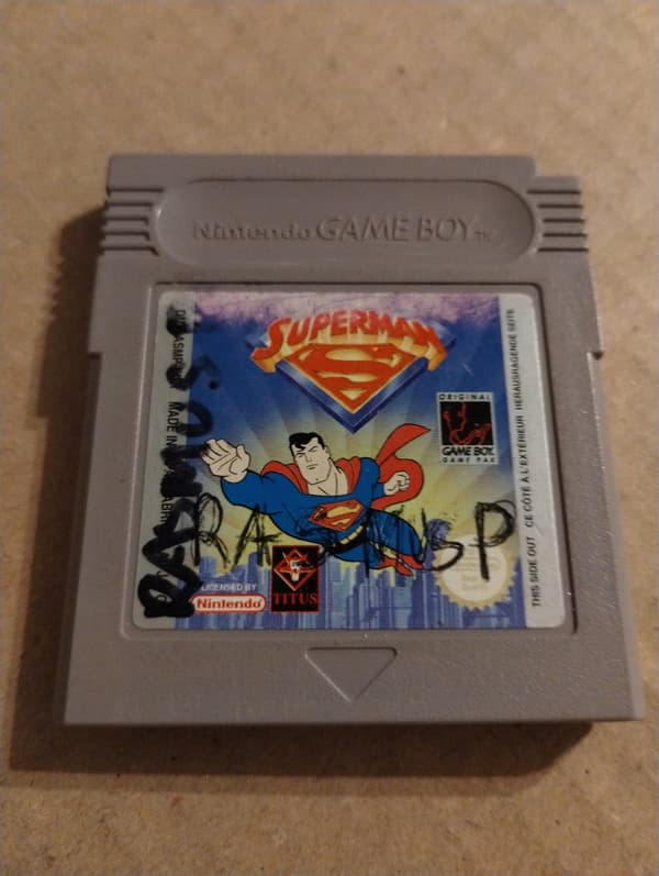 Superman for the Nintendo Game Boy Classic