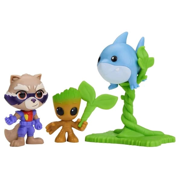 Disney Rocket, Groot and Jeff the Shark Figures 3-Pack – Spidey Hasbro G3045