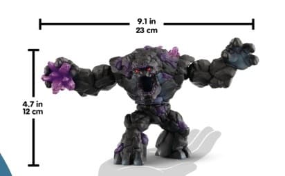 STONE SHADOW MONSTER FIGURINE WITH MOVING JAW BY ELDRADOR, 23 CM