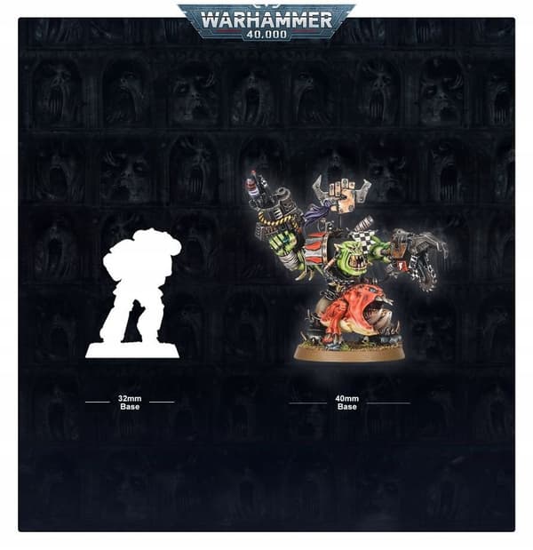 Warhammer 40,000: ORKS – Ork Warboss with Attack Squig