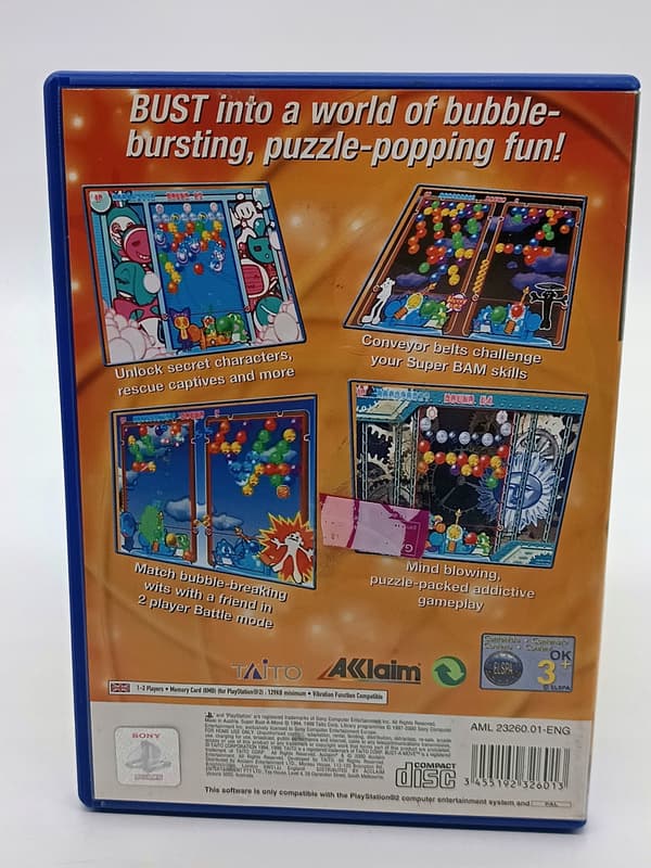 SUPER BUST-A-MOVE PlayStation 2 (PS2) boxed