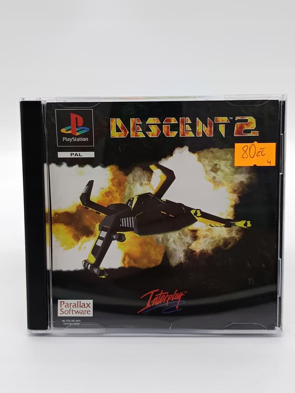 DESCENT 2 for PlayStation (PSX) – boxed version