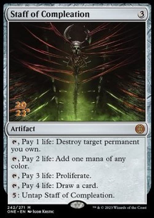 Magic: The Gathering Staff of Compleation