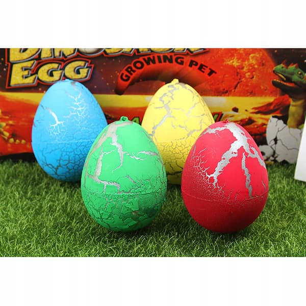 6x MAGICAL LARGE EGG – HATCHING DINOSAUR SURPRISE THAT GROWS IN WATER