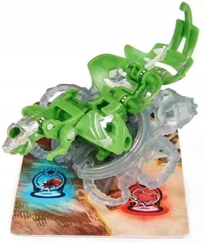 BAKUGAN SPECIAL ATTACK TROX SPIN MASTER SPINNING FIGURINE + CARDS Age 6+