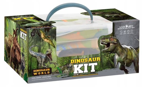 LARGE DINOSAUR FIGURES – trunk + mat – Dino Park Dinosaur figure set
