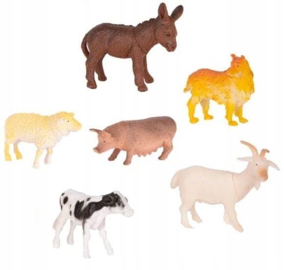 6 pet figures in a box