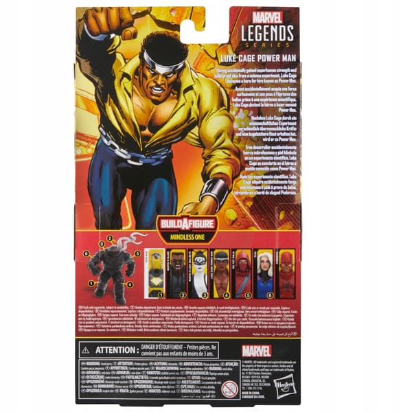 Luke Cage (Power Man; Mindless One series) action figure from the Marvel Legends range