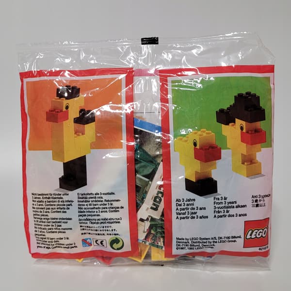 Lego Basic 1602 polybag Giraffe MISB 1987 Christmas tree and Father Christmas