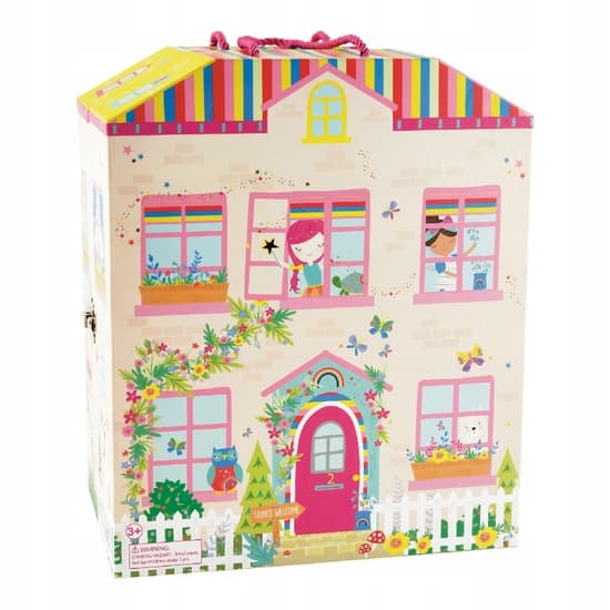 Floss & Rock – Rainbow Fairies House Set, 18 figures