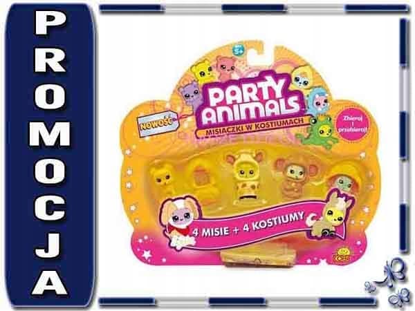 PARTY ANIMALS 90728 FOUR-PACK