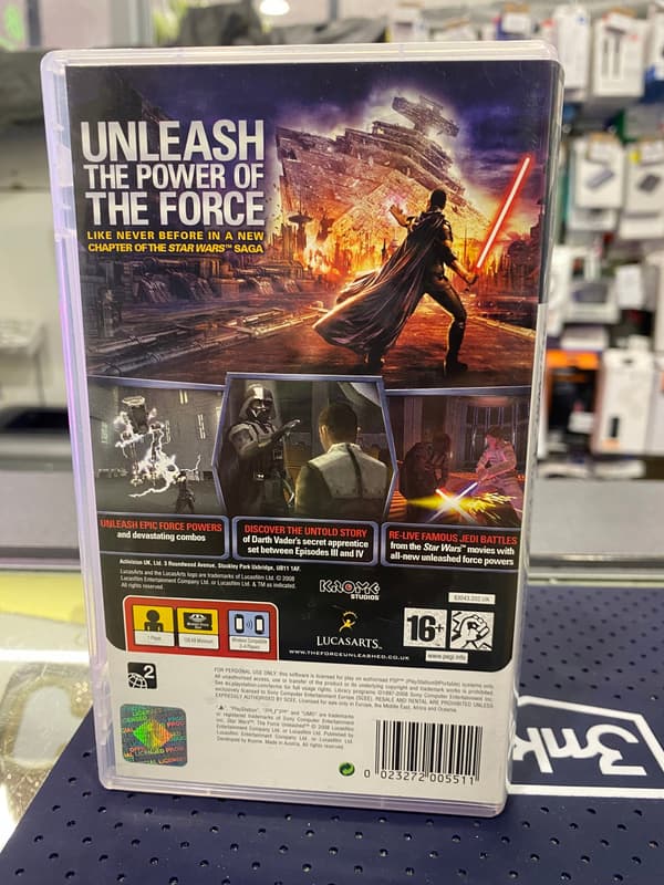 STAR WARS: THE FORCE UNLEASHED PlayStation Portable (PSP) boxed version