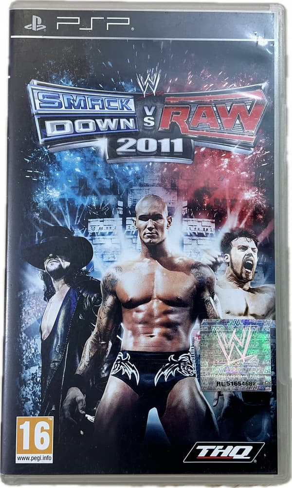 SMACK DOWN VS RAW 2011 disc, very good+ condition, PSP
