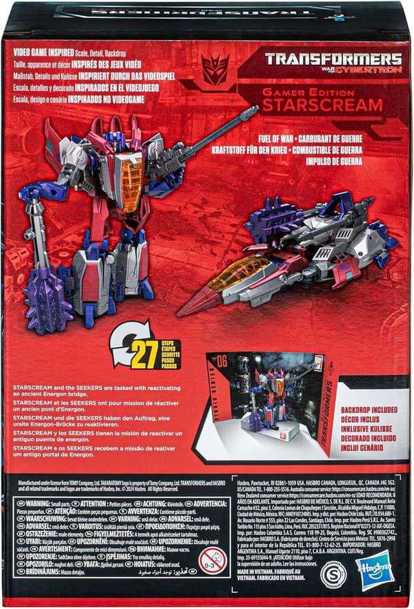Hasbro Transformers War for Cybertron Starscream 16.5 cm figure