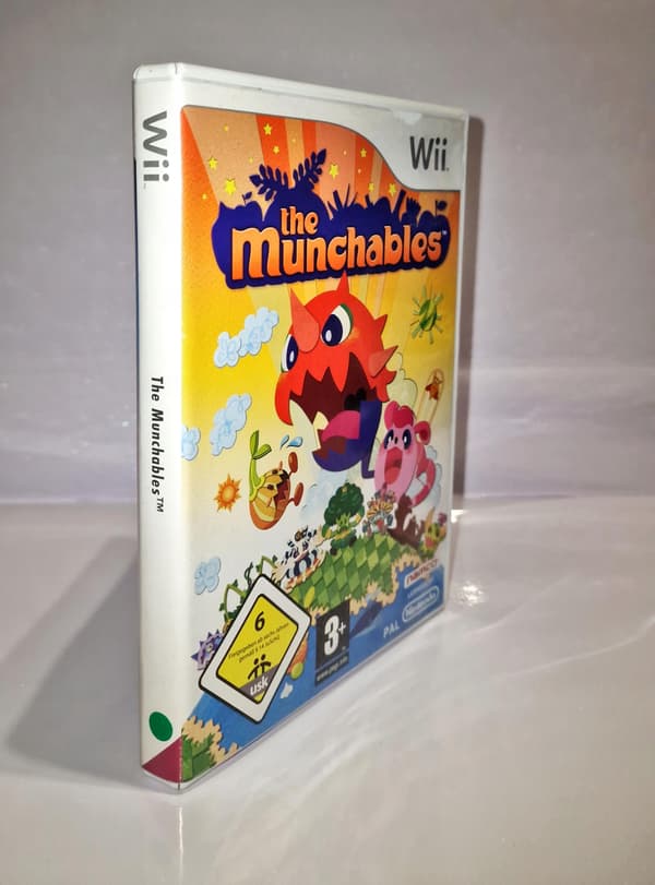 The MUNCHABLES NINTENDO WII 3XA DB DISC