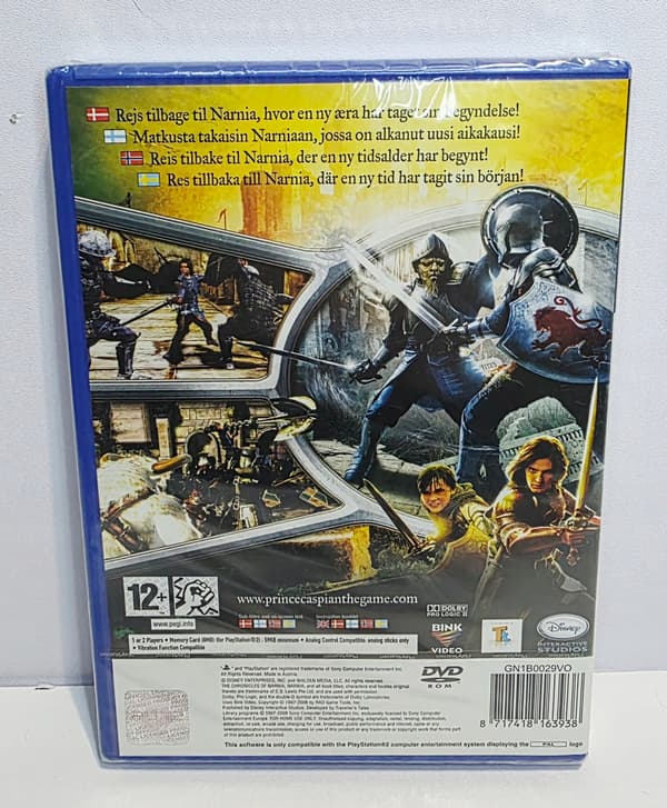 NARNIA: PRINCE CASPIAN PS2 game – NEW – SEALED –