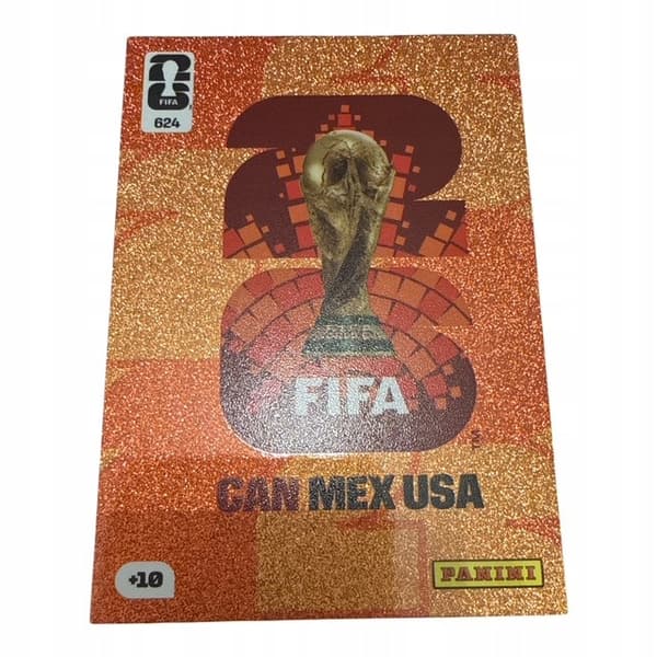 FIFA WORLD CUP AMERICA 2026 PANINI Official Emblem 624 Orange