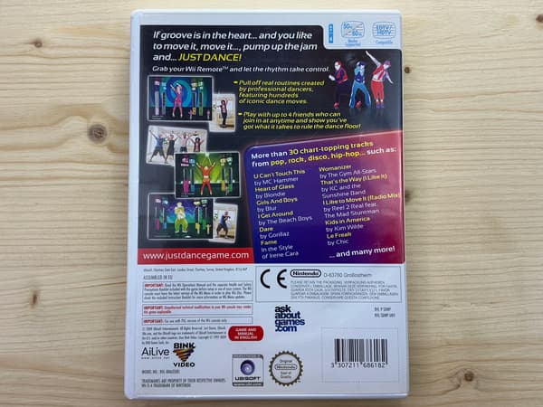 JUST DANCE Ideal Edition – Nintendo Wii Complete Set