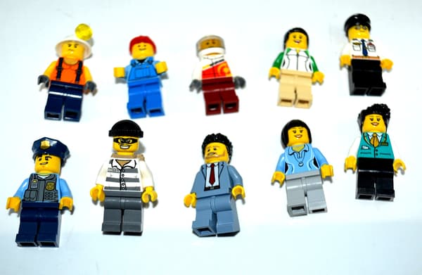 Lego City set of 10 figures