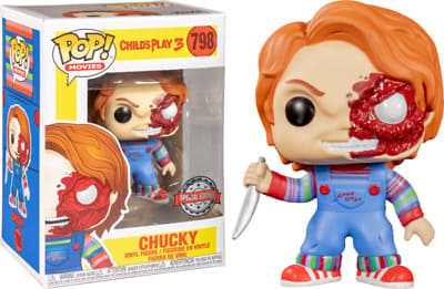 Funko Pop! Child's Play (Exc) Chucky Half (BD) 9 cm figurine