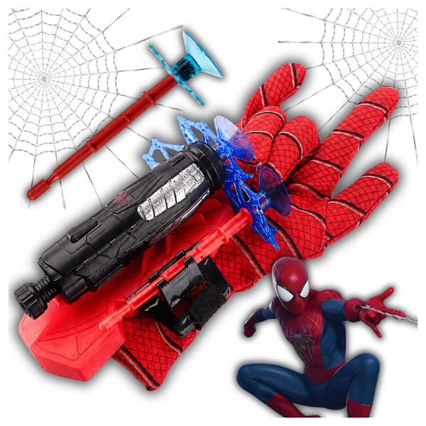 SPIDER SHOOTING GLOVE WITH PROJECTILES – 3 DARTS, SUCTION CUPS – GIFT