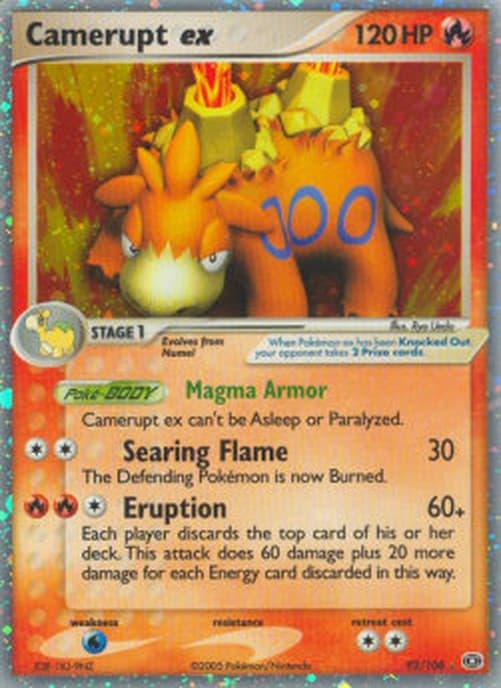 Pokemon Camerupt ex