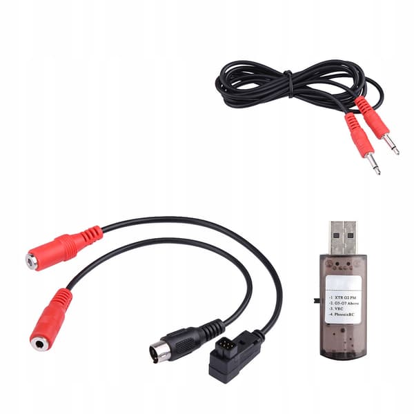 22-in-1 USB RC Simulator with cables for the real G7/G6/G5 Phoenix 3X