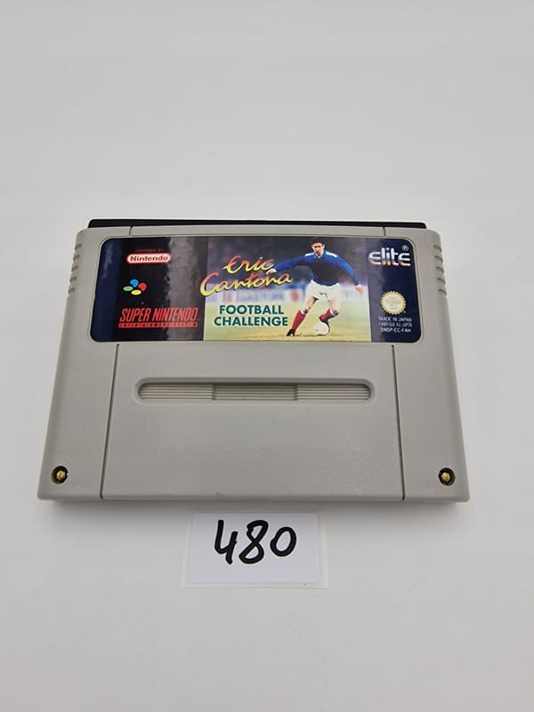 NINTENDO SNES ERIC CANTONA FOOTBALL CHALLENGE