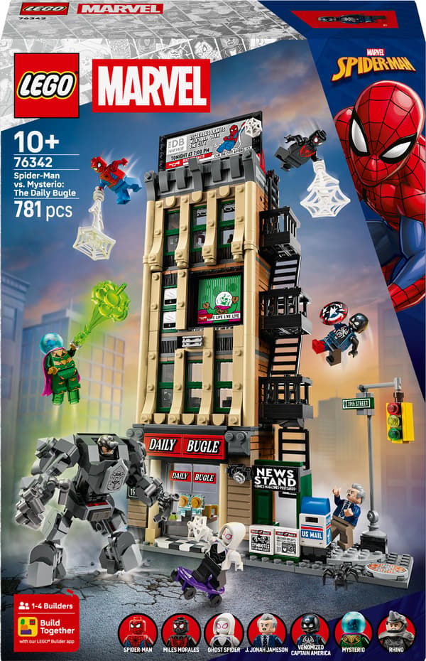 LEGO Marvel 76342 Spider-Man vs Mysterio: The Daily Bugle