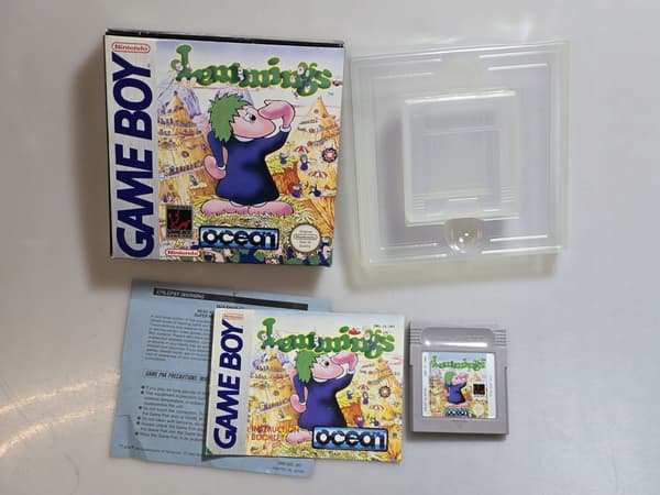 LEMMINGS BOX SET FOR THE GAME BOY