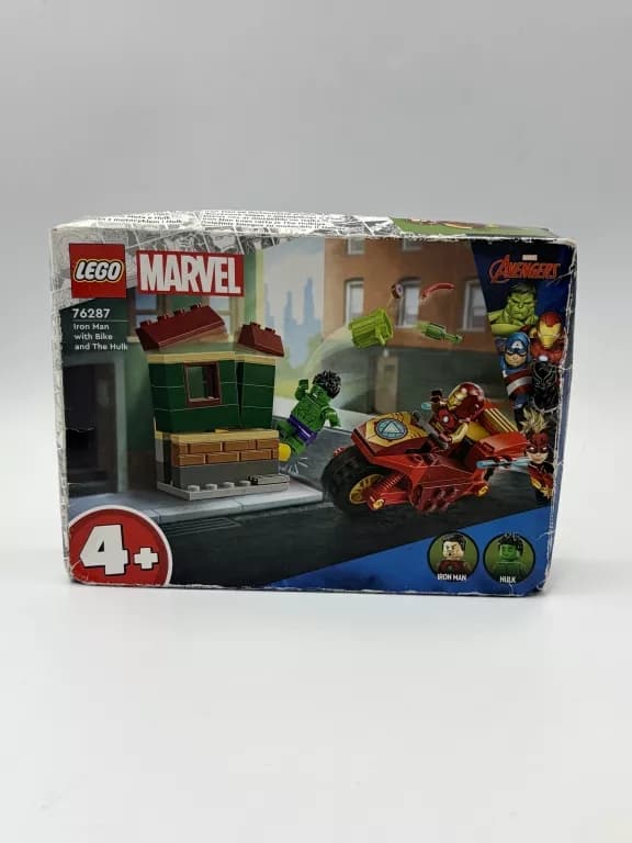 LEGO MARVEL SET 76287 IRON MAN WITH ROWING MACHINE AND HULK