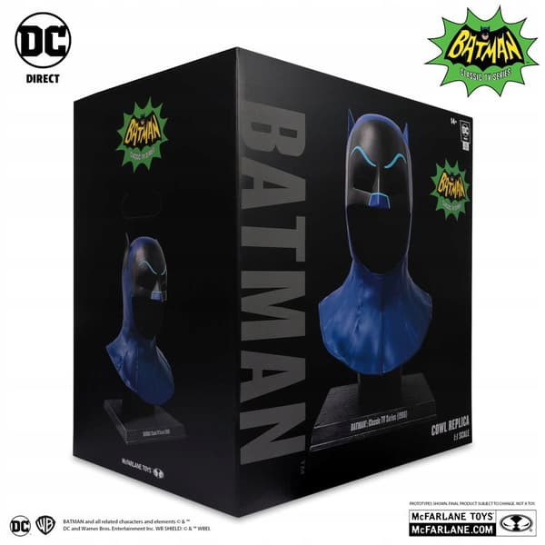 Batman 1966 DC Direct Replica 1:1 Batman Cowl 53 cm