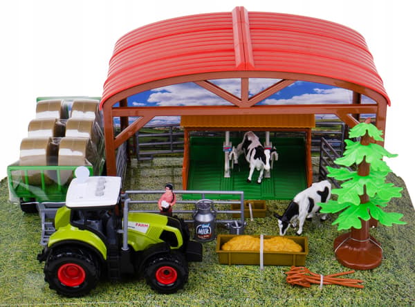 FARM FARMSTEAD SHED TRACTOR COWS ACCESSORIES 23 PCS.