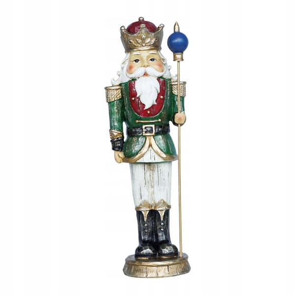 10-inch Christmas Nutcracker Soldier Birthday Present Desktop Display Green