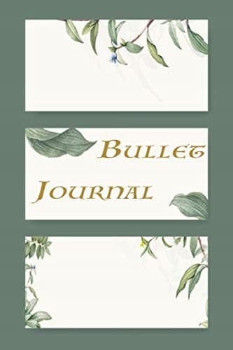 Botanica Bullet Journal Notebook: Mixed Blank Web Dot Grid Paper Diary, Medium