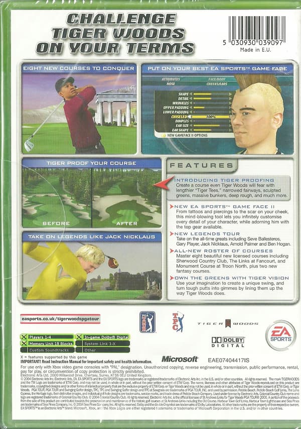 Tiger Woods PGA Tour 2005