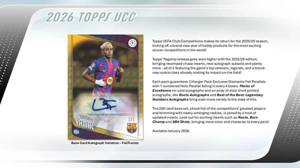 Topps UEFA 2025/26 Hanger Box