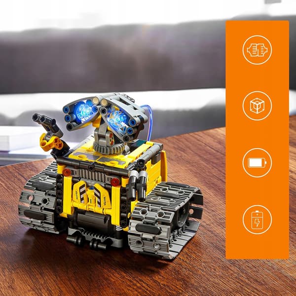 2.4 GHz Remote-Controlled Robot Building Blocks – Children’s Day Gift with Lights