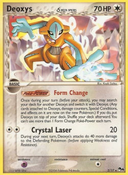 Pokemon Deoxys δ Delta Species