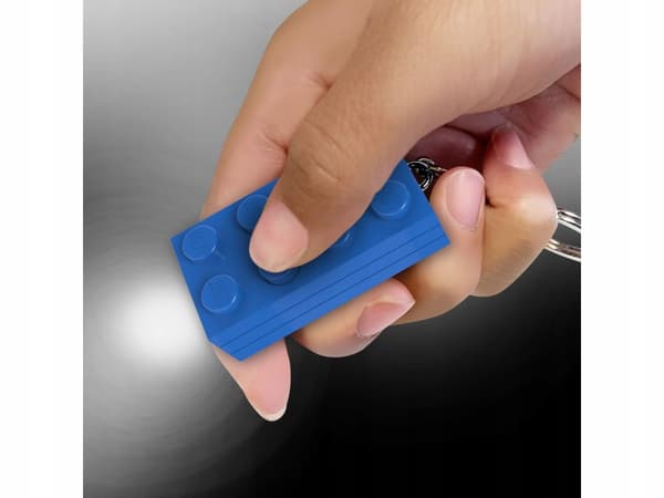 LEGO LED TORCH KEYRING – Blue Brick