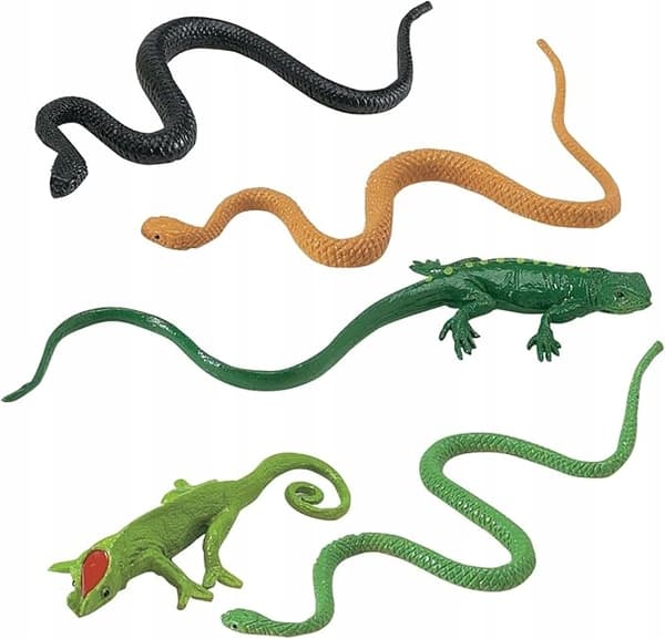 Safari Ltd – Large Reptiles Figure Set 766004, 48 figures