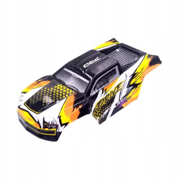 1/16 RC Car Body Shell – Replacement for Yellow Remote-Control Toy Car Model