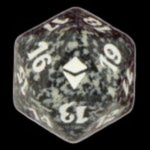 Magic: The Gathering Black Zendikar D20 Die