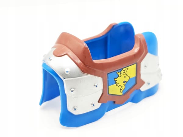 Lego Duplo Castle horse armour, saddle pad, blue