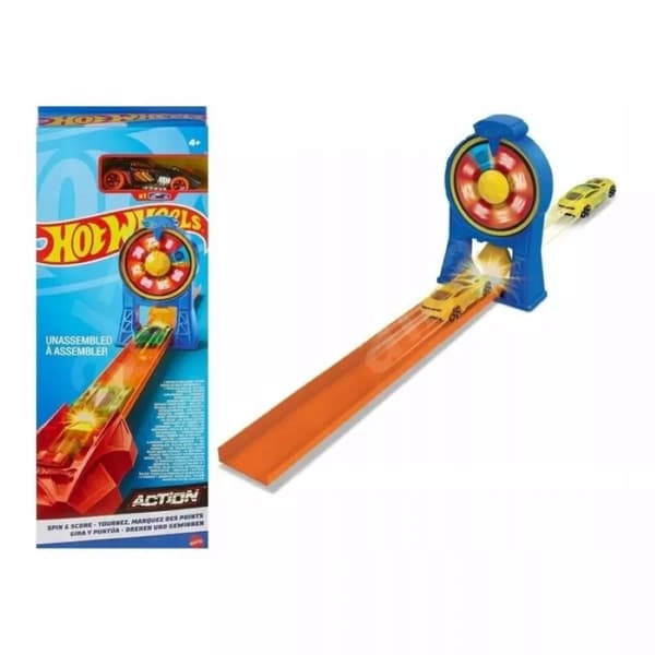 HOT WHEELS CAR TRACK: BASIC CHALLENGE – SPIN AND WIN + 1 CAR
