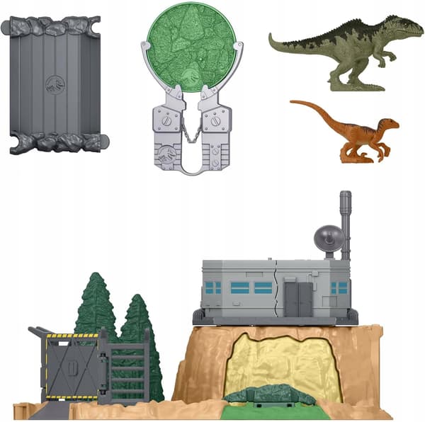 DINOSAUR MINIFIGURE SET WITH SHOT GUNS AND PLAY ELEMENTS
