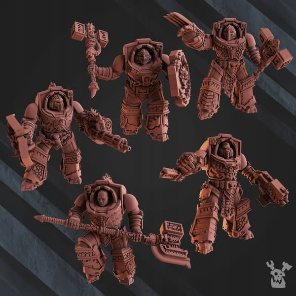 Volcano Armor Squad x5 DakkaDakkaStore