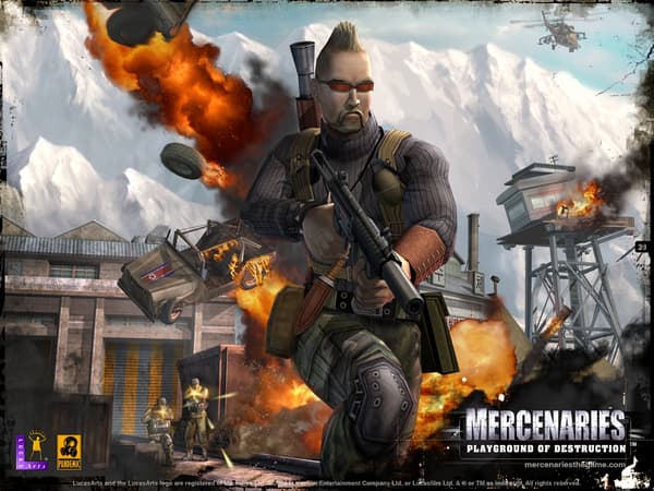 TOP Mercenaries for Xbox Classic #4817