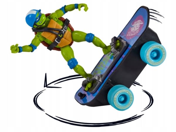 NINJA TURTLE FIGHTERS LEONARDO Skatepark Figure Set