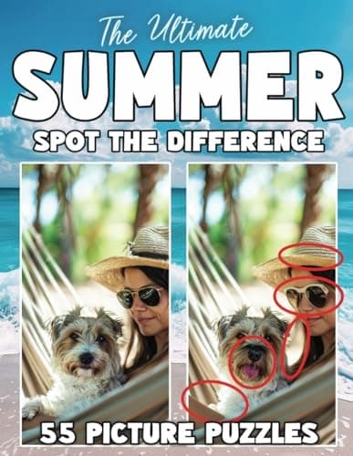 Contributors, Creative: The Ultimate Summer Spot the Difference Book for Adults